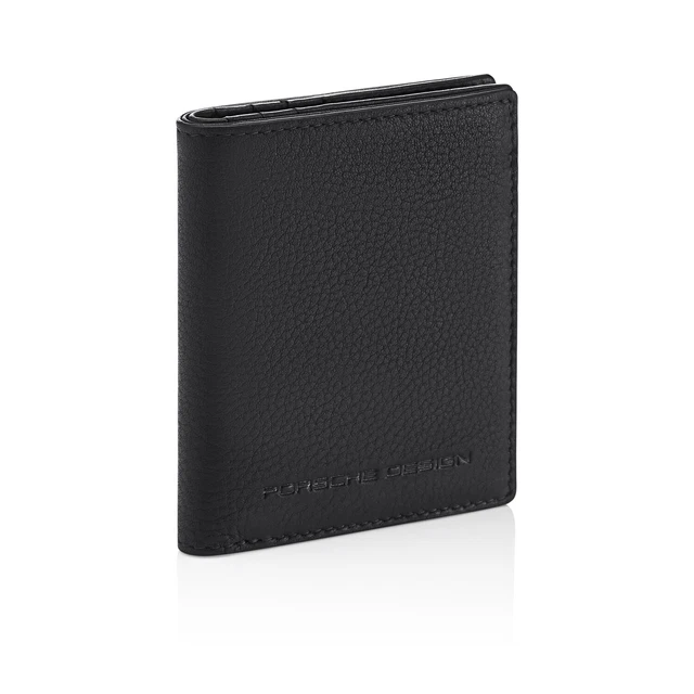 Leonardo Verrelli Portafoglio Uomo In Vera Pelle Con Protezione RFID - 12x9,5cm, 11 Scomparti Carte, Nero
