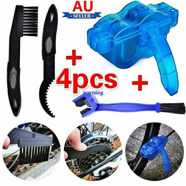 Bicycle Chain Cleaner Cycling Cleaning Brushes Wash Tool Kit for Mountain Bike