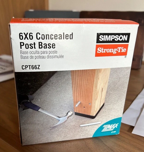 Simpson Strong-Tie 6x6 Concealed Post Base Kit