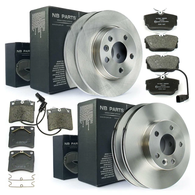 Komplett Bremssatz Vorne + Hinten Für Alfa Romeo 156 - Inklusive Bremsscheiben & Beläge