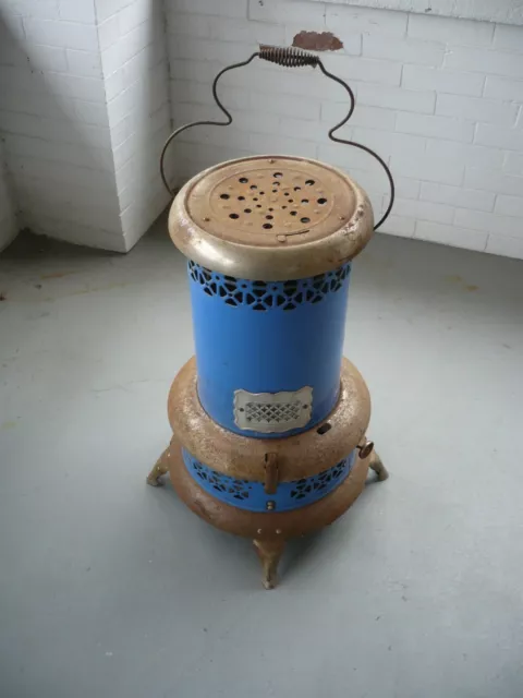 ez est way kerosene heater blue enamel not perfection heater  model 1312 free sh