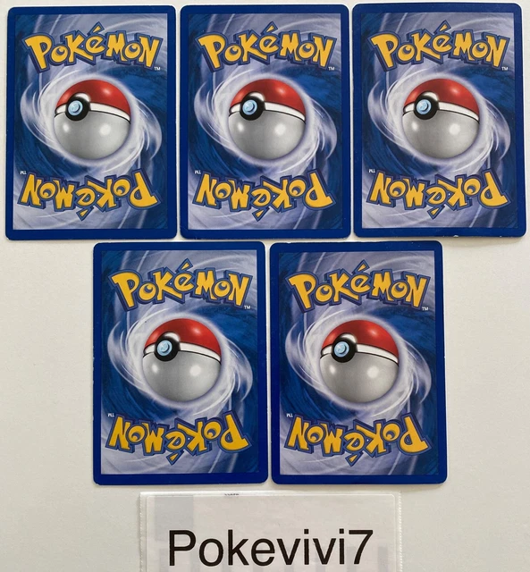 x5 Pokemon Cards / Pokemon Card Bloc EX Team Magma VS Team Idro in Italian ITA 2