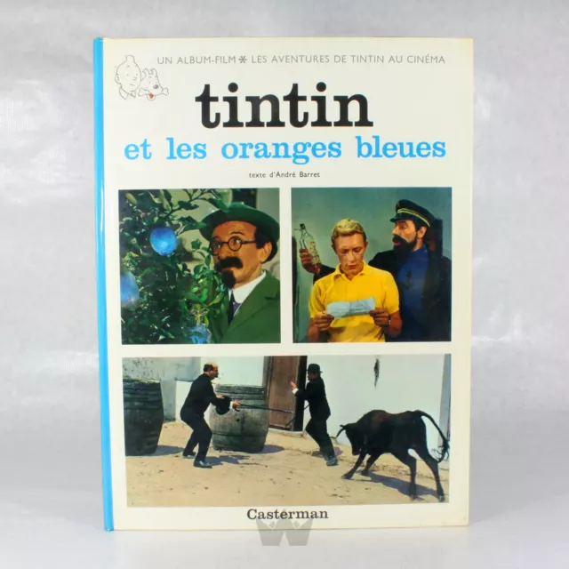 Bd Les Aventures De Tintin Et Milou Au Cinema Tintin Et Les Oranges Bleues 1965