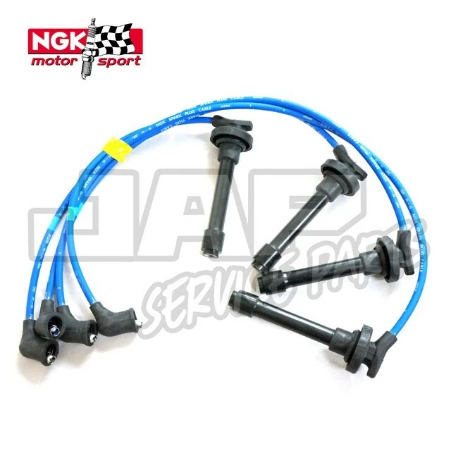 NGK Japan Blue Spark Plug Wire Set HE57 For Honda Civic B16 / Acura Integra B18
