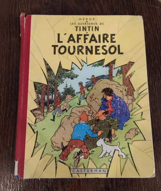 Hergé - Tintin L'Affaire Tournesol B19 EO 1956 - A restaurer