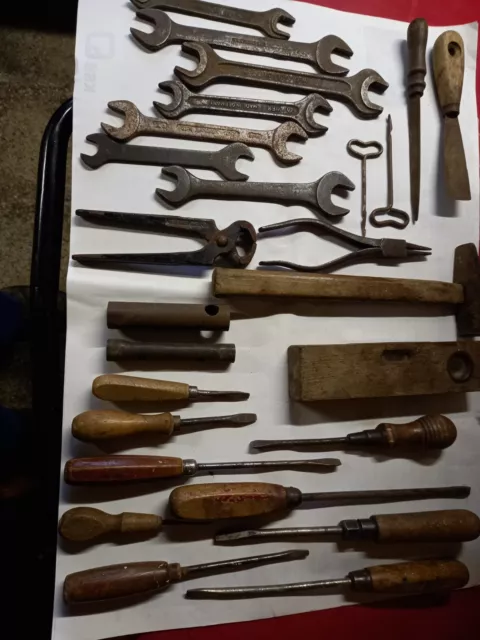 Konvolut altes Werkzeug  ca. 26 Teile