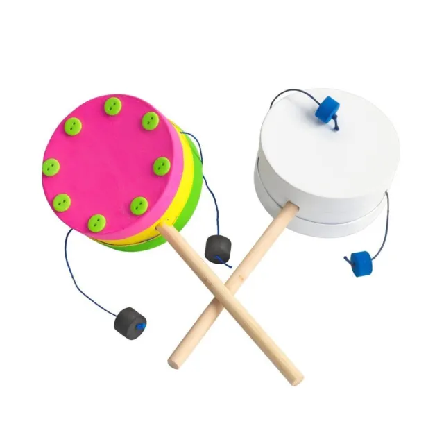 Colorations Kids Decorate Your Own Spin Drum Craft Kit, Arts & Craft DIY