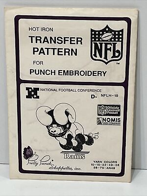 Pretty Punch Hierro Caliente Transferencia Codificada por Color Patrón Vintage #D-NFLH-19 Carneros