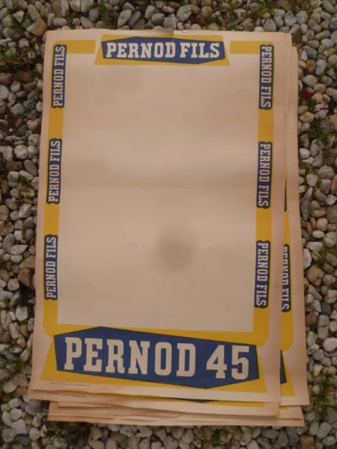 6 Anciennes Affiches Publicitaire "Pastis  51 Pernod 45 "   Neuves
