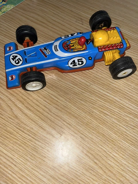 Joustra Formule 1 Grand Prix – Jouet Ancien En Tôle Des Années 70, Voiture De Collection