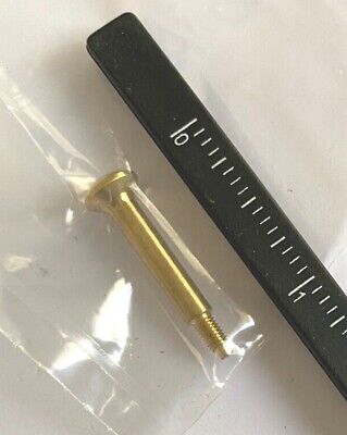 Baldwin 5510 003 Polished Brass 003 Privacy Pin Button Estate Knob Latch (Short)