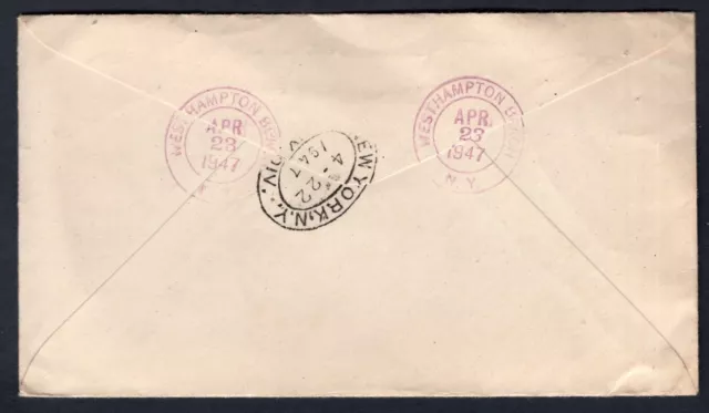 BASUTOLAND 1947 Royal Visit Set on Cover to USA 2