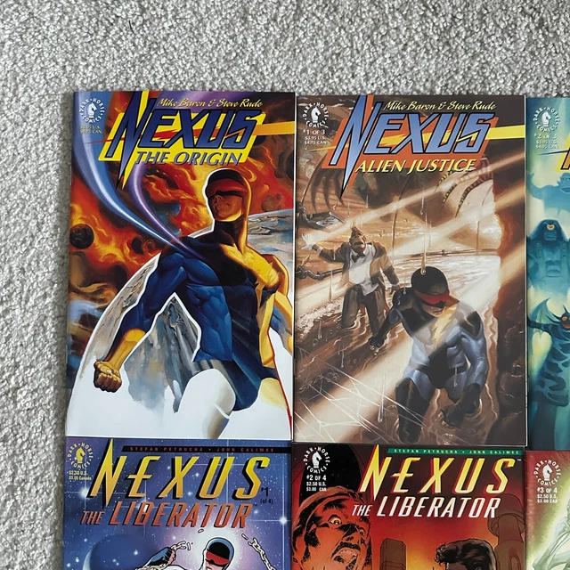 Dark Horse Comics NEXUS Lot Alien Justice #1 2 3 The Liberator 1-4 & The Origin 2