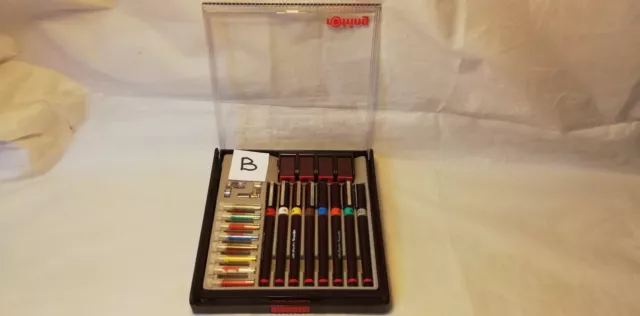 -- B -- Rotring College Rapidograph Set -- Unusen -- Unused -- New --