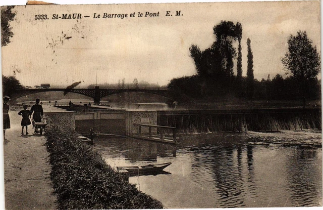 CPA AK St-MAUR - Le Barrage et le Pont (390345)