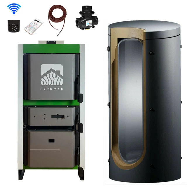 Carburateur à Bois Set Connectez-Chaudière Pyromax Chaudière Paquet