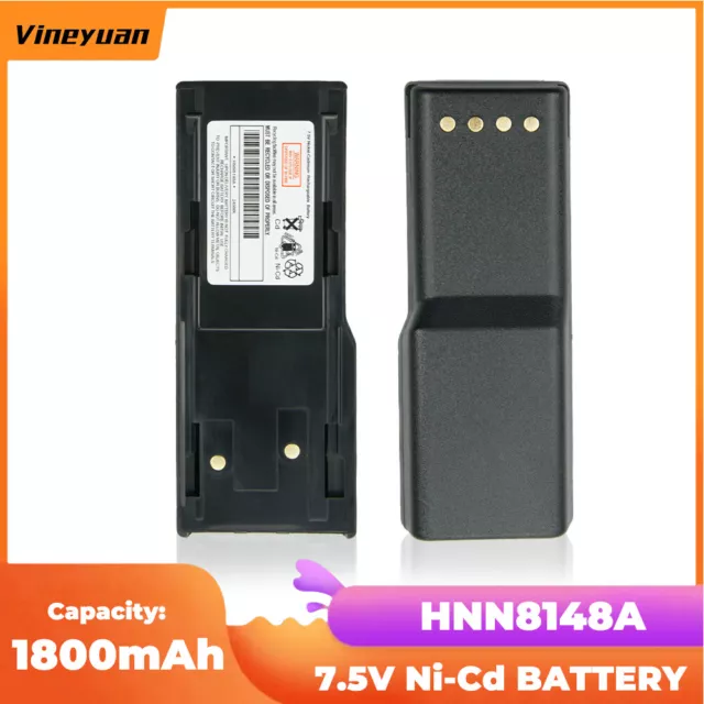 HNN8148 Battery for Motorola Radius P110 A110 P-110 Two Way Radio Ni-CD 1800mAh