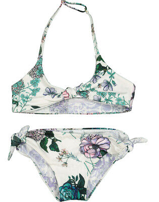 YOUNG Versace Multicolore botanico Bikini Set Nuovo Con Etichetta