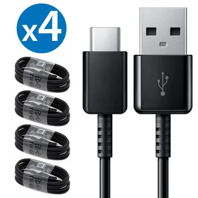 4-Pack OEM Samsung USB-C Type C Fast Charging Cable Galaxy S8 S9 S10 Plus Note 9