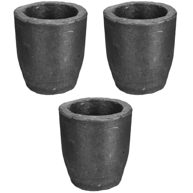 3 piezas taza de fundición crisol copa de fundición crisol crisol