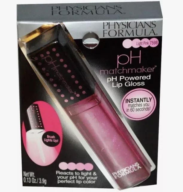 NEW PHYSICIANS FORMULA PH MATCHMAKER #7598 Light Pink Powdered Lip Gloss 0.13OZ