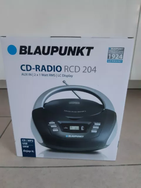 Blaupunkt Tragbarer CD Player MP3 Radio  RCD 205 Neu, OVP!