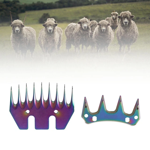 9 Tooth Sheep Shears Replacement Blades Shearing Comb for Pet Alpacas Llamas