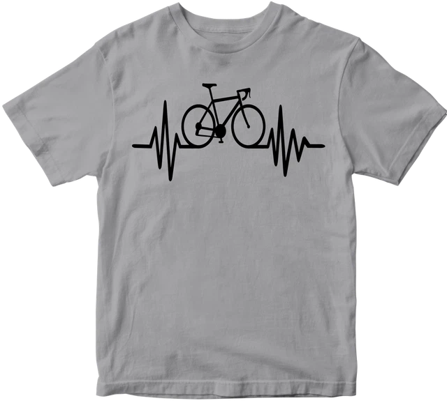 T-shirt ciclismo pulse novità battito cardiaco bicicletta sport corse regalo maglietta top 3