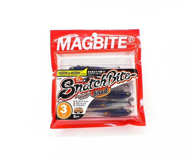 Harimitsu Magbite MBW04 Snatch Shad 3 Polegadas 5 por pacote 05 (4436) - comprar a preços baixos na loja online