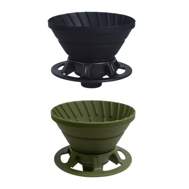 Silicone verser sur le goutteur de café pliant cône goutte à goutte tasse
