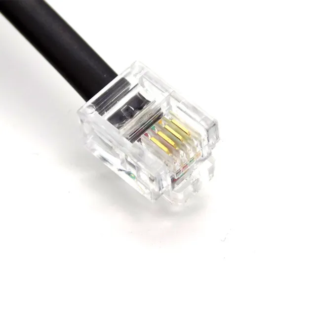 Lotto piombo cavo da RJ11 a RJ11 ADSL BT SKY modem a banda larga Internet DSL linea terrestre 4