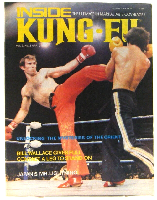 INSIDE KUNGFU MAGAZINE April 1978 Bill Wallace Japan's Mr. Lightning