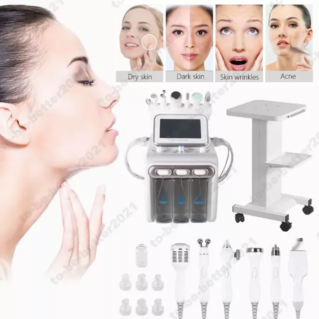 Machine de dermabrasion SPA hydro-liquide système de nettoyage du visage 6en1