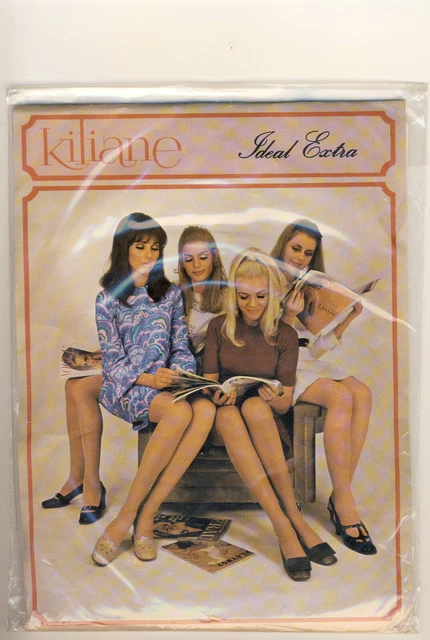 vecchie calze di nylon KILIANE taglia 10 - nylon/calze perlon/calze con spalline (040