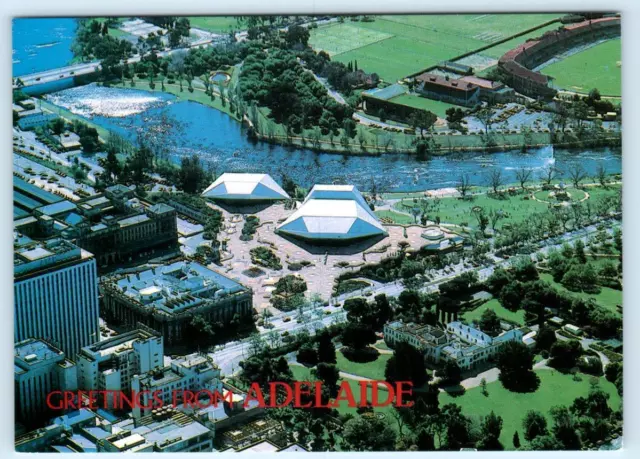 Greetings from ADELAIDE, SOUTH AUSTRALIA ~ Festival Theatre, River Torrens 4"x6"
