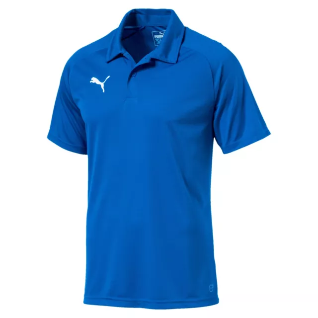 Puma LIGA Sideline Herren Poloshirt Polo Shirt 655608 (Blau 02)