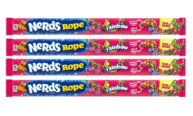 25X RAINBOW NERDS Rope 26g American Candy - (£0.80 / unit!) BBD 03/2024  £19.99 - PicClick UK