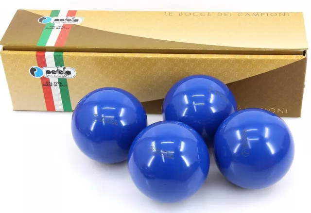 Perfetta EURA  BLUE colore 2 Wettkampf Boccia Kugeln (4er Satz) in Blau