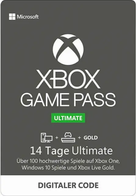 Xbox Game Pass Ultimate 14 giorni - codice online digitale Xbox One 14 giorni - UE