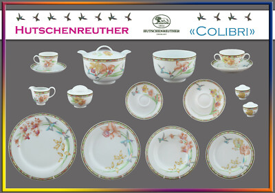 Hutschenreuther COLIBRI parti sulla scelta PIATTO TAZZA GUSCIO TAZZA BRICCO BARATTOLO SALE 
