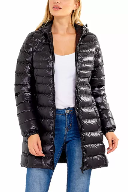 Brave soul hooded puffer insulated jacket top