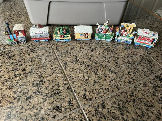 Union Pacific Railroad 1991-1997 (7) Christmas Ornaments
