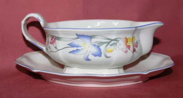 VILLEROY BOCH VB Riviera Soßiere H8 am Ausguß Sauciere Soßenschüssel selten 8853