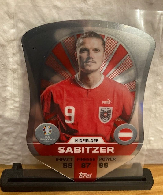 TOPPS MATCH ATTAX Euro 2024, Marcel Sabitzer, Chrome Shield, SC1 EUR 5