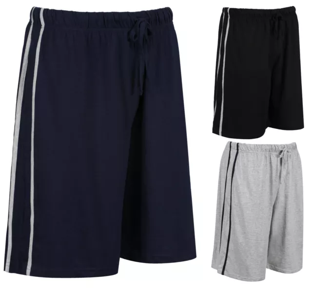 Mens Pyjama Shorts Lounge Wear 2Xl 3Xl 4Xl 5Xl Sleep Pj Jersey Cotton Shorts New