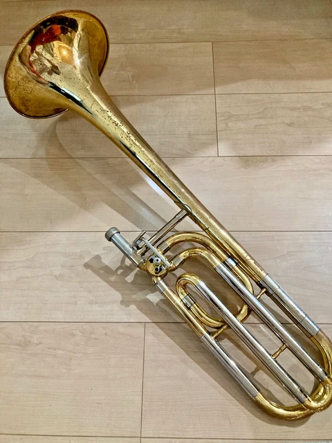 YAMAHA YSL-648 Trombone w/ Case Used From JP: Free Shipping YAMAHA YSL-648 Trombone w/ Case Used From JP: Free Shipping