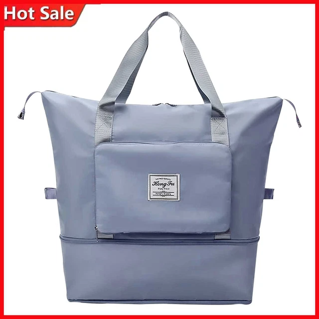 Borsa da viaggio pieghevole Coospy con grande capacità, borsa da viaggio portatile leggera wa