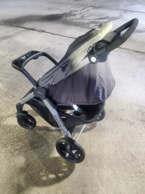 Chicco Bravo Le Trio Silhouette Travel System Single Seat Stroller