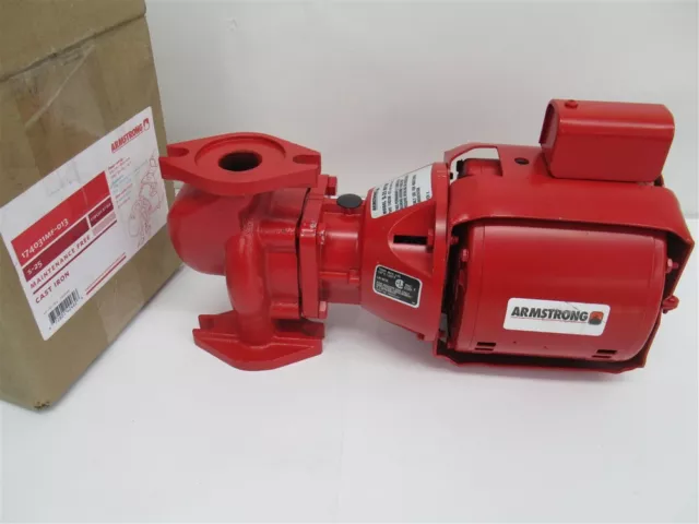 Armstrong S-25 BF, 1/12 HP, Cast Iron In-Line Pump - Less Flanges