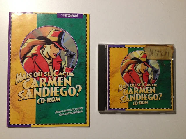 Mais Où Se Cache Carmen Sandiego PC CD-ROM - French - Français